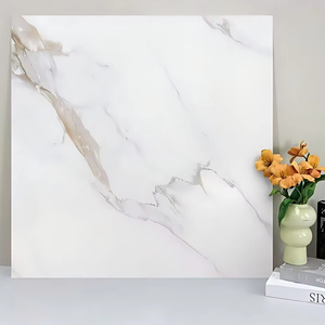 Dalles de sol et de mur en porcelaine blanche brillante <span class=keywords><strong>OUSEN</strong></span>, imitation pierre, texture brique, application villa, design moderne - Product Image 1