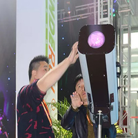 Spot LED 440W Double Zoom Gobos Source d'éclairage Double Mise au point Lumières de scène Mariage Grand Spot Cercle