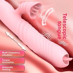 เครื่องกระตุ้นความสุขทางเพศแบบสั่นสะเทือนสองหัว 5 ระดับความถี่ สำหรับผู้ใหญ่ - Product Image 1