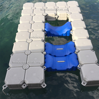 Flotteurs de ponton en plastique de couleur personnalisée pour kits de quai flottant modulaire