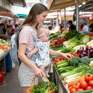 Porte-bébé <span class=keywords><strong>pour</strong></span> <span class=keywords><strong>nouveau</strong></span>-<span class=keywords><strong>né</strong></span> et tout-petit Sac <span class=keywords><strong>kangourou</strong></span> souple <span class=keywords><strong>pour</strong></span> toutes les saisons Positions multiples Porte-bébé <span class=keywords><strong>pour</strong></span> nourrissons - Product Image 2