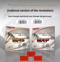 Caoutchouc inversé Tibhar Evolution MX-P (Attaque rapide lisse/loop) Breakthrough Ping Pong MXP/MXS Core 5G National