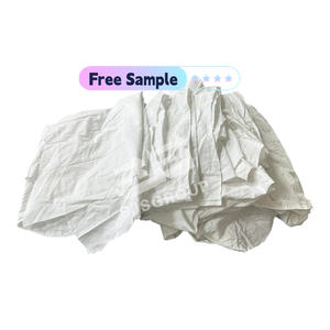 Lenzuolo bianco di seconda mano dell'hotel di alta qualità ritagli di tessuto di <span class=keywords><strong>cotone</strong></span> straccio di <span class=keywords><strong>cotone</strong></span> riciclato per la pulizia - Product Image 2
