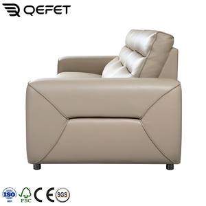 طقم جلد جلد رداء صناعي حديث مزود بمحرك كهربائي 3 مقاعد أرائك كرسي - Product Image 4