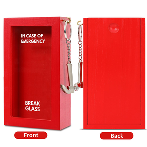 Mini marteau d'urgence amusant en forme de boîte, cadeau farfelu personnalisé, idéal pour la Saint-Valentin, en <span class=keywords><strong>bois</strong></span> écologique, décoration de bureau originale, rouge - Product Image 6