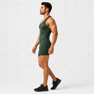 Combinaison de lutte moderne pour la performance athlétique, flexible, extensible, respirante, anti-transpiration, légère, uniforme d'entraînement personnalisé - Product Image 3