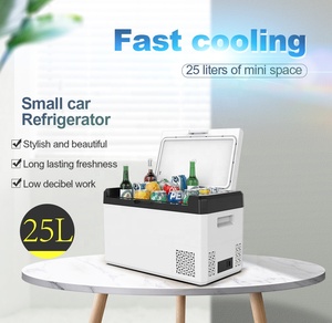 Antuncle 25L DC 12v 24v Petit Réfrigérateur Congélateur Portable Réfrigérateur <span class=keywords><strong>Camping</strong></span> Refroidisseur Voiture Compresseur Réfrigérateur Mini Réfrigérateur avec Congélateur - Product Image 5
