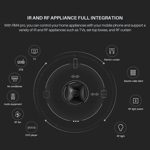 <span class=keywords><strong>Broadlink</strong></span> <span class=keywords><strong>RM4</strong></span> <span class=keywords><strong>Pro</strong></span> Smart Home Automation WiFi RF Universal interruptor de control remoto inteligente funciona con Alexa 10A corriente máxima - Product Image 5