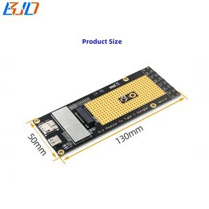 USB Type-C к M.2 NGFF M2 ключ B Беспроводной адаптер с 1 Nano SIM Слот и SMA отверстие для 3042 3052 4G 5G LTE WWAN модемный модуль - Product Image 4