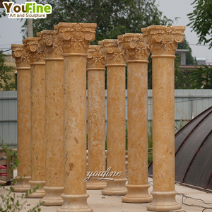 Colonnes romaines décoratives à <span class=keywords><strong>vendre</strong></span>, décoration, pilier en marbre - Product Image 2