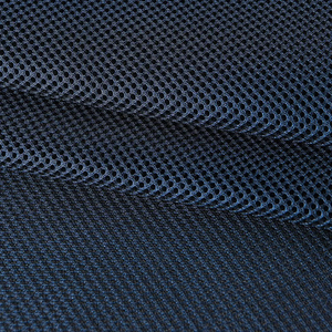 <span class=keywords><strong>Tissu</strong></span> en maille hexagonale 3D doré 100 % polyester, respirant, pour accessoires de couture et décoration - Product Image 1