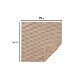 Chiffon de nettoyage en <span class=keywords><strong>microfibre</strong></span> 320 GSM 30x30cm, super absorbant, sans peluches, pour cuisine et detailing automobile, personnalisable avec logo – Vente en gros - Product Image 5