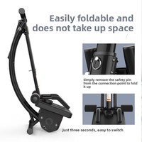 Máquina de Abdominales Plegable y Silenciosa, Entrenador Abdominal de 9 kg, Equipo para Adelgazar la Cintura y Tonificar el Abdomen