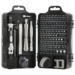 <b>Multi</b> Purpose Watch And Mobile Phone Repair <b>Screwdriver</b> Set 115 In 1 Carbon Steel Magnetic For Electronics Fixing - Product Image 1