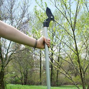 Long Reach <strong>Pruner</strong> <strong>Rotating</strong> Head Razor Sharp Trimmer Blades Durable Aluminum Handles Strap for Higher Cut Comfort - Product Image 5