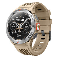 Reloj Inteligente GS500 con Linterna, Pantalla AMOLED de 1.43 Pulgadas, Llamadas por Bluetooth, Posicionamiento GPS, Frecuencia Cardíaca, Resistente al Agua 3ATM, Brújula, Reloj Inteligente para Hombre 2025