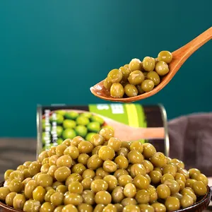 chinese canned green peas in brine natural canned food best quality 400g