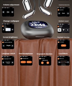 Écouteurs de traduction en temps réel avec 144 langues, écouteurs de traduction AI avec écran tactile LCD, écouteurs, casque - Product Image 6