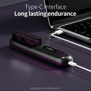 <span class=keywords><strong>Spazzola</strong></span> di calore <span class=keywords><strong>per</strong></span> il raddrizzamento USB <span class=keywords><strong>per</strong></span> gli uomini Cordless <span class=keywords><strong>barba</strong></span> e capelli lisci a pettine caldo Mini e Anti-scottatura e spegnimento automatico regalo unico - Product Image 2