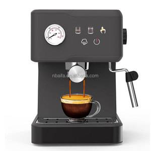 Machine à espresso Aifa Machine à espresso 20 bars avec mousseur à lait et cuiseur à vapeur Machine à café rétro pour la maison Machine à cappuccino Latte - Product Image 1