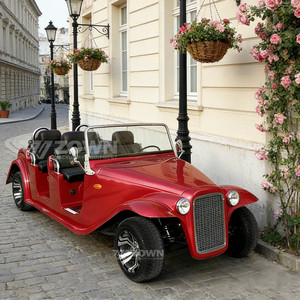 Voiture électrique vintage classique populaire à 6 places, fonctionnant sur batterie, pour adultes, mini-voiture électrique rétro en solde - Product Image 6