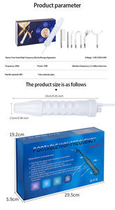 Alta frecuencia כף יד מכונת פנים ארגון התקן תדר טיפול בתדירות גבוהה ערכת ozone wand עבור הפנים להרים חומר תקע - Product Image 5