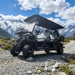 Carrito <span class=keywords><strong>de</strong></span> Golf Eléctrico <span class=keywords><strong>de</strong></span> 6 Plazas, Venta Caliente 2026, Batería <span class=keywords><strong>de</strong></span> Litio, 30-50 km/h, 70-90 km <span class=keywords><strong>de</strong></span> Autonomía, Vehículo para Recorridos Turísticos, Servicio <span class=keywords><strong>de</strong></span> Transporte para <span class=keywords><strong>Hoteles</strong></span>, Villas y Aeropuertos, OEM - Product Image 1