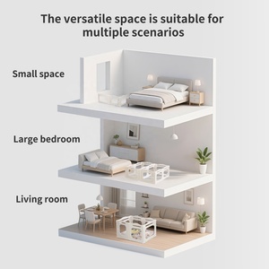 Parc pour animaux de compagnie modulable <span class=keywords><strong>grand</strong></span> format, facile à assembler, antidérapant, stable, avec boucles flexibles, pour intérieur et jeu visuel, pour chiens et animaux de compagnie - Product Image 4