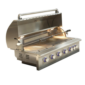 Cuisine extérieure moderne de luxe, robuste, de qualité supérieure, intégrée, en acier inoxydable SUS 304, pour la maison, le jardin, <span class=keywords><strong>barbecue</strong></span> au <span class=keywords><strong>gaz</strong></span> GPL/GN de 48 pouces - Product Image 3