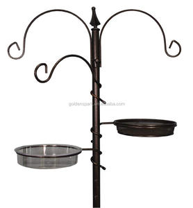 Métal <span class=keywords><strong>Station</strong></span> D'alimentation des Oiseaux Construction En Métal Solide 190cm, épaisseur 22mm poteau - Product Image 1