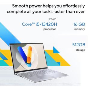 Portátil Vivobook 16 al por Mayor, Pantalla WUXGA de 16 Pulgadas y 60Hz, Intel Core I5 13420H, 16GB de RAM, 512GB SSD, Windows Business, Intel Iris - Product Image 5