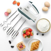 Mélangeur à main 150W Mini mélangeur à crème portable batteur à oeufs pas cher électrique 7 vitesses vitesse variable en plastique OEM processus alimentaire 0.95kg