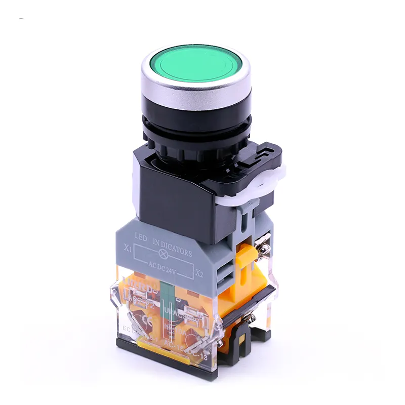 220 Volt Push-Taste Licht Schalter Runde 22mm