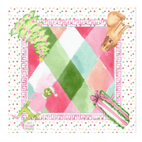 Tapis de Mahjong Américain de Noël de Luxe Vert Casse-Noisette 33 Pouces en Néoprène Premium avec Bords Cousus Silencieux Antidérapant Design Festif
