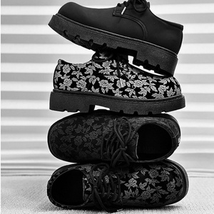 Mocassins pour hommes en cuir souple à semelle épaisse, chaussures décontractées et habillées pour affaires et mariages, profil bas, respirantes, par les meilleures marques - Product Image 3