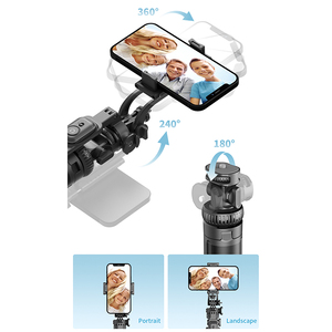 <span class=keywords><strong>Precio</strong></span> <span class=keywords><strong>de</strong></span> fábrica Telescópico Anti-vibración Aleación <span class=keywords><strong>de</strong></span> aluminio Trípode ajustable Teléfono móvil <span class=keywords><strong>Bluetooth</strong></span> 360 Girar <span class=keywords><strong>Selfie</strong></span> Stick - Product Image 6