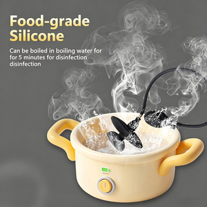 Bavaglio a Farfalla Gonfiabile con Pompa Manuale, Giocattolo Orale BDSM in Lattice per Deprivazione Sensoriale, Comodo Allenatore per il Controllo del Respiro - Product Image 4
