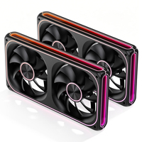 Ventilateur XINMAI en promotion, 120mm 240mm ARGB PWM à effet miroir infini, roulement liquide, faible bruit, haut débit d'air pour boîtier d'ordinateur de jeu