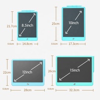 Jouets éducatifs pour enfants, tableau d'écriture LCD, écran couleur, tableau magique, bloc-notes, 10,1 pouces, auto-adhésif, alimenté par piles