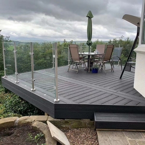 Nhật Bản Chất Lượng Hạt Gỗ Màu Xám Sâu Dập Nổi Chống Thối <span class=keywords><strong>Wpc</strong></span> Ngoài Trời <span class=keywords><strong>Decking</strong></span> Composite <span class=keywords><strong>Decking</strong></span> Cho Dự Án Ngoài Trời - Product Image 6