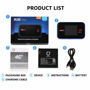 เราเตอร์ OLAX MT60 Dual Band Wifi6 พกพา รองรับ 4G Cat7 แบตเตอรี่ 4000mAh ใช้ซิมได้ เหมาะสำหรับใช้งานนอกบ้าน มินิเราเตอร์มือถือ รองรับซิม 5G - Product Image 6