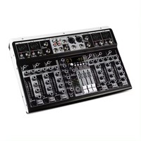 Console Audio Son Professionnelle 8 Canaux avec Effets DSP, Contrôleur de Scène et Mixeur DJ pour Spectacle