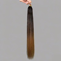 Extensions de cheveux en plumes D.S Hair 18-26 pouces, 100% cheveux humains naturels, durables et longue durée