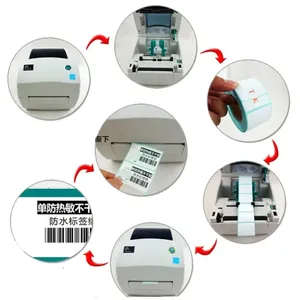 700pcs/Roll Self-adhesive Thermal Labels <b>Supermarket</b> Price Blank Barcode Label Direct Print Waterproof Printing Paper - Product Image 3