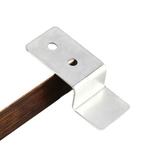 <b>Silver</b> Z-Shaped Metal Corner <b>Bracket</b> Double Hole Large Connector For Photo Frame Furniture Support Fixing Accessories - Product Image 3