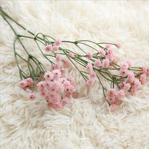 INUNION Hoa Giả Hình Hoa Gypsophila Màu Trắng Dài Chạm Tay Thật Trang Trí Đám Cưới Tại Nhà Bán Sỉ Nhà Máy - Product Image 3