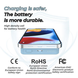 Usine <span class=keywords><strong>personnalisable</strong></span> 5000mAh <span class=keywords><strong>10000mAh</strong></span> <span class=keywords><strong>batterie</strong></span> <span class=keywords><strong>externe</strong></span> magnétique support de téléphone pliant mince léger charge rapide <span class=keywords><strong>batterie</strong></span> <span class=keywords><strong>externe</strong></span> - Product Image 5