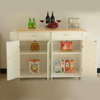 Meubles de cuisine OEM personnalisés modernes multifonctionnels avec étagères à 3 cubes, porte-bouteilles 7 emplacements, porte-épices 1 tiroir et poignée rabattable
