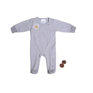 Sac de couchage personnalisé en bambou Sacs de couchage amovibles pour bébés pour tout-petit Vêtements de nuit respirants en coton à fermeture éclair