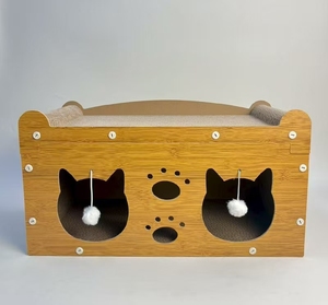 Extra Large Multi functional <b>Cat</b> House Scratcher Wear Resistant Low Dust All Season <b>Cat</b> Villa Sofa Bed - Product Image 2